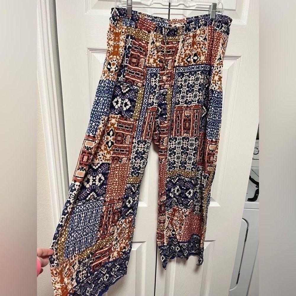 Christian Siriano Women's 100% Rayon Pants Wide Leg Pull-on Pants size 2X - Picture 2 of 8